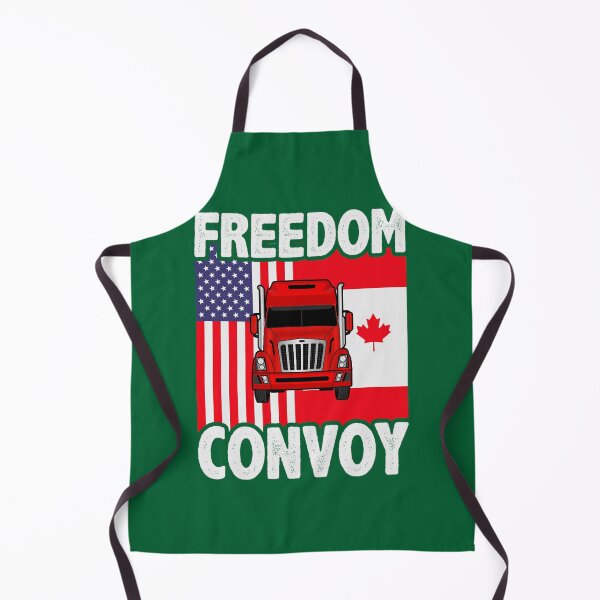 Item preview, Canadian And USA Flag Trucking Freedom Convoy T Shirt designed and sold by Anticarnistqaz.