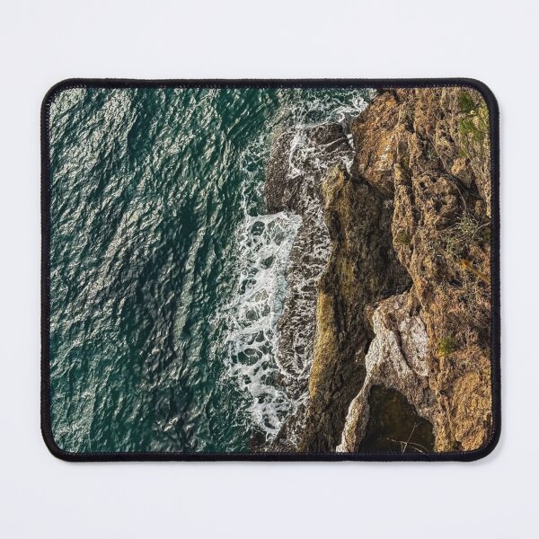 Item preview, Cliffside View of Ocean Waves designed and sold by haviestetica.