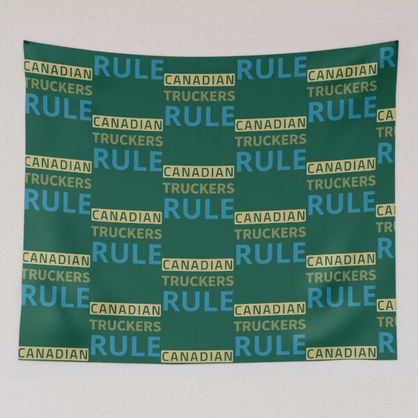 Item preview, CanadianTruckers Rule - Freedom Convoy Canada 2022 (2) designed and sold by Anticarnistqaz.