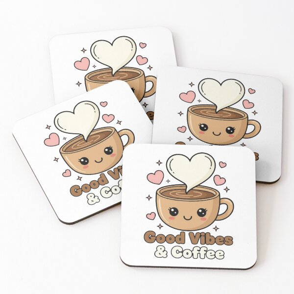 Item preview, Good Vibes & Coffee designed and sold by Teepee Designs.