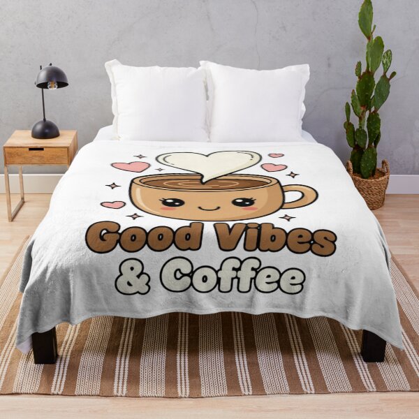 Item preview, Good Vibes & Coffee designed and sold by Teepee Designs.