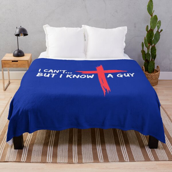 Item preview, I Can't But I Know A Guy Jesus Cross Funny Christian designed and sold by KevinorNorris.