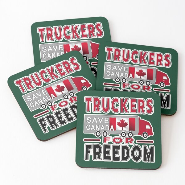 Item preview, TRUCKERS FOR FREEDOM CONVOY TO OTTAWA CANADA JANUARY 29 2022 RED, BLACK, AND WHITE LETTERST (1) designed and sold by Anticarnistqaz.