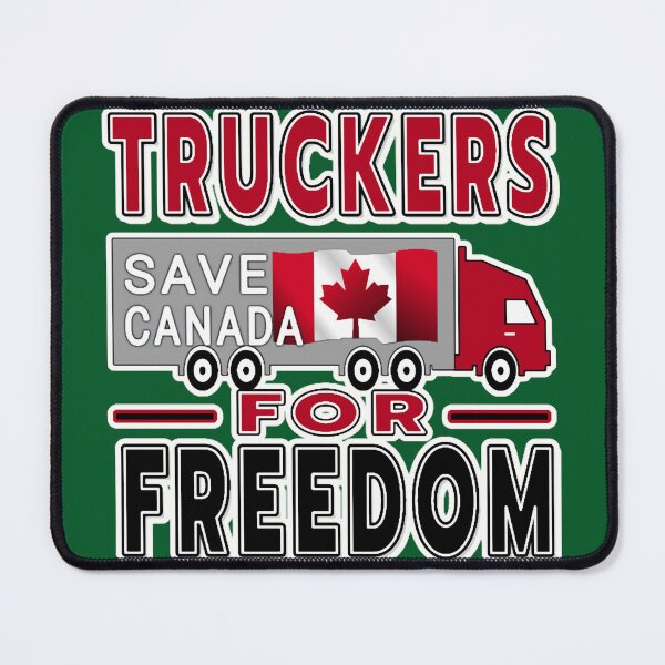 Item preview, TRUCKERS FOR FREEDOM CONVOY TO OTTAWA CANADA JANUARY 29 2022 RED, BLACK, AND WHITE LETTERST (1) designed and sold by Anticarnistqaz.