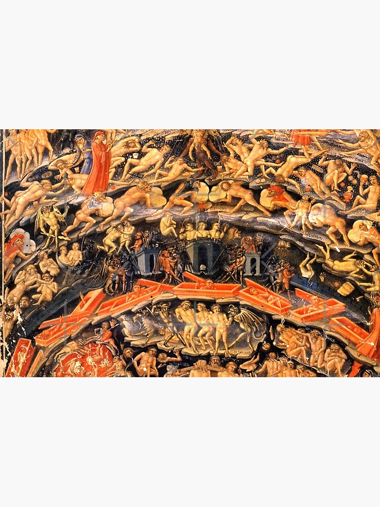 Dantes Inferno Tapestry for Sale by Mengarda