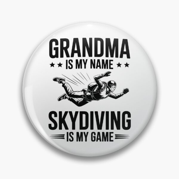 Item preview, Grandma Is My Name Skydiving Is My Game - Skydiver Grandma designed and sold by HellD3vil-Art.