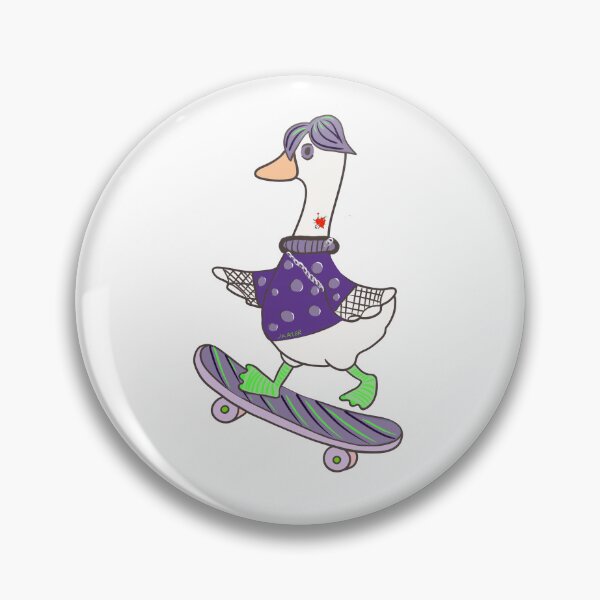 Item preview, Emo Silly goose in mushroom jumper designed and sold by BritishDelights.