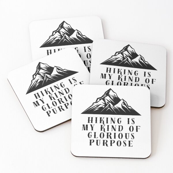Item preview, HIKING IS MY KIND OF GLORIOUS PURPOSE designed and sold by darshants.