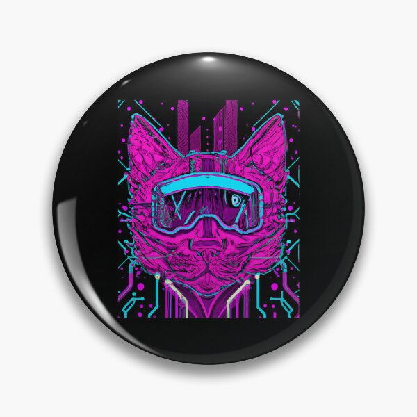 Item preview, Futuristic Feline Cyberpunk Cat designed and sold by AaronCarey1.