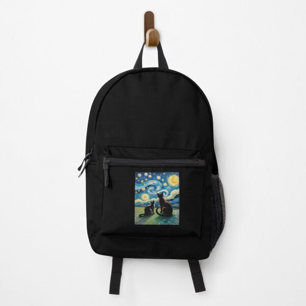 Item preview, Cat Starry Night for Cat Lover Van Gogh Cat Cat Mom Cat Dad designed and sold by August4Laughs25.