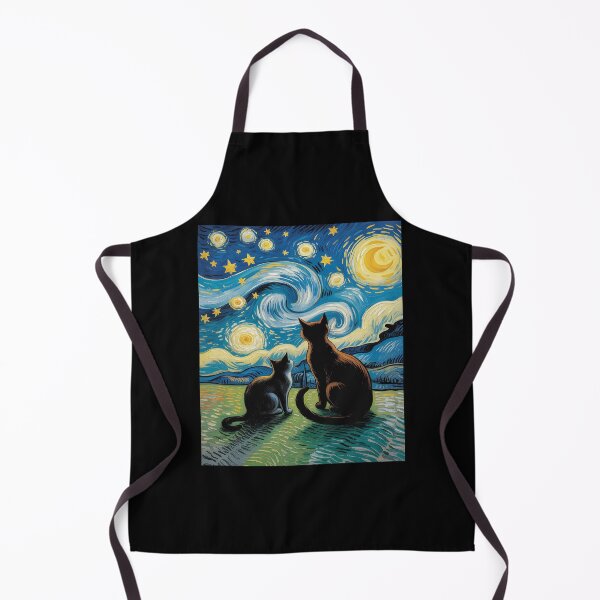 Item preview, Cat Starry Night for Cat Lover Van Gogh Cat Cat Mom Cat Dad designed and sold by August4Laughs25.
