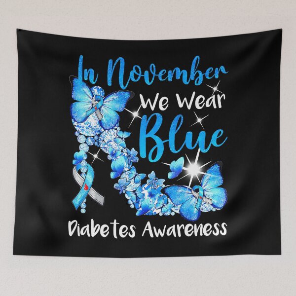 Item preview, Month Bow November Quote Style Blue Support Vintage designed and sold by Williammarger.
