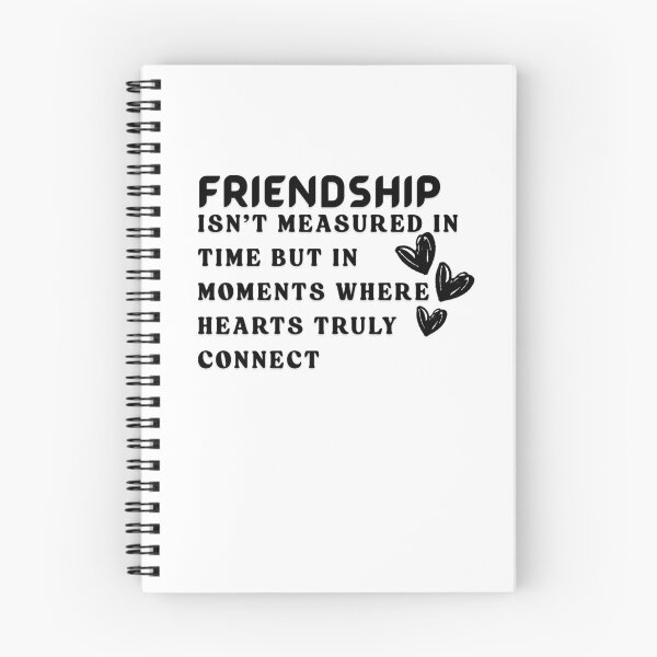 Item preview, Friendship isn't measured in time but in moments where hearts truly connect designed and sold by darshants.
