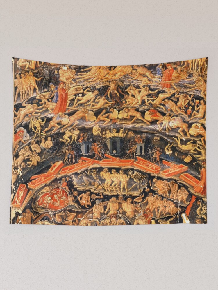 Dantes Inferno Tapestry for Sale by Mengarda