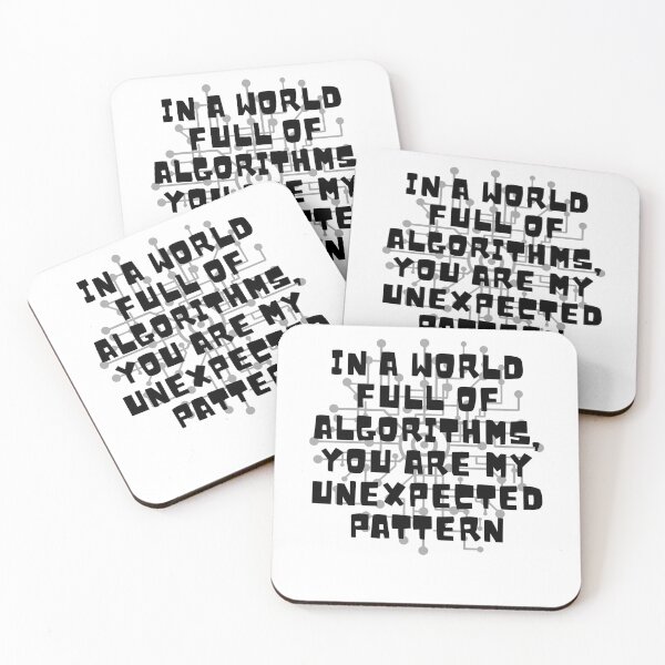 Item preview, In a world full of algorithms, you are my unexpected pattern designed and sold by darshants.
