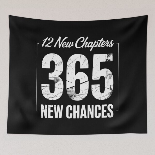 Item preview, 12 New Chapters 365 New Chances Happy New Year designed and sold by Moon-Ape.