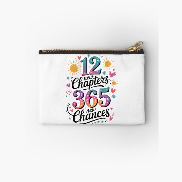 Item preview, 12 New Chapters 365 New Chances New Years 2026 new year Eve Goodbye 2025 Hello 2026 New Years designed and sold by Moon-Ape.