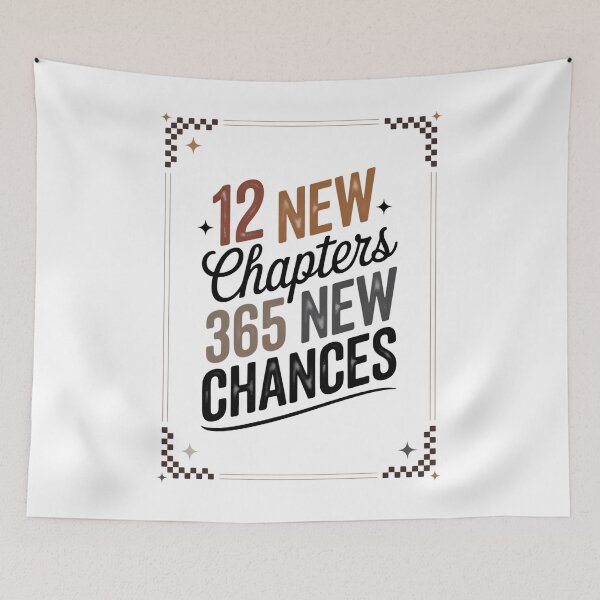 Item preview, 12 New Chapters 365 New Chances PNG New Year 2026 designed and sold by Moon-Ape.