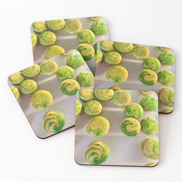Item preview, Matcha Swirl Macarons designed and sold by TrisaThyme.