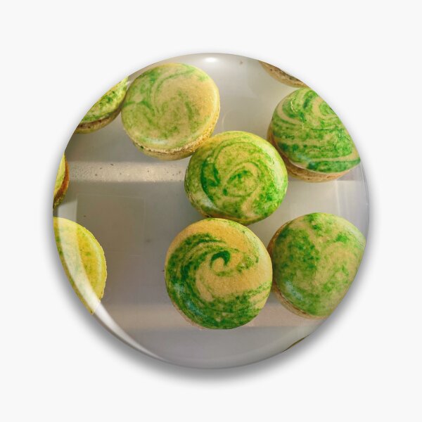 Item preview, Matcha Swirl Macarons designed and sold by TrisaThyme.