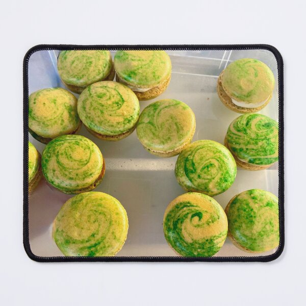 Item preview, Matcha Swirl Macarons designed and sold by TrisaThyme.
