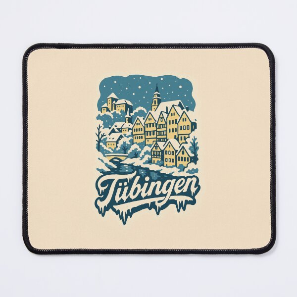 Item preview, Tübingen Winter Illustration Vintage Scene   designed and sold by Boogosh.