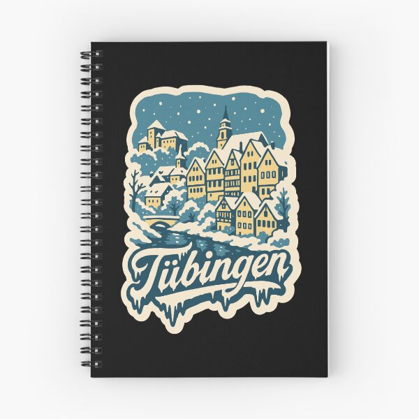 Item preview, Tübingen Winter Illustration Vintage Scene   designed and sold by Boogosh.