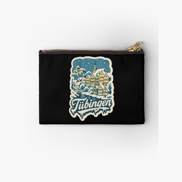 Item preview, Tübingen Winter Illustration Vintage Scene   designed and sold by Boogosh.