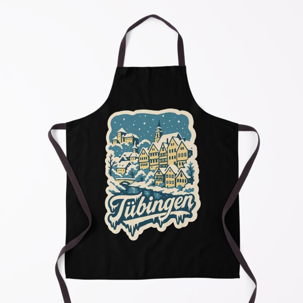 Item preview, Tübingen Winter Illustration Vintage Scene designed and sold by Boogosh.
