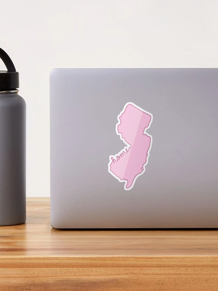New Jersey State Sticker 4 Inch Travel Souvenir City Destination - Waterproof Vinyl Decal For Laptop Water Bottle Car Tumbler - Durable Aesthetic Long-Lasting Stickers For Adults ID44990