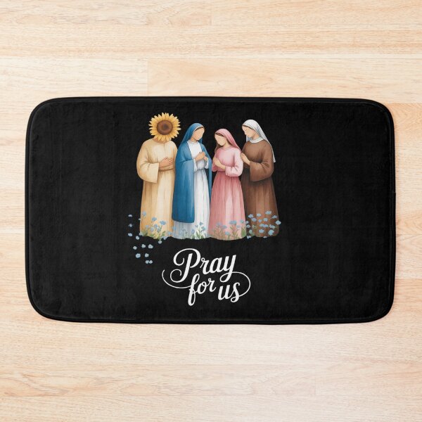 Item preview, Catholic Saints Floral Women Religious Men Women Kids designed and sold by August4Laughs25.