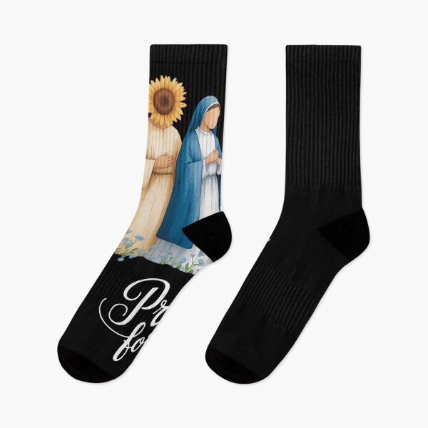 Item preview, Catholic Saints Floral Women Religious Men Women Kids designed and sold by August4Laughs25.