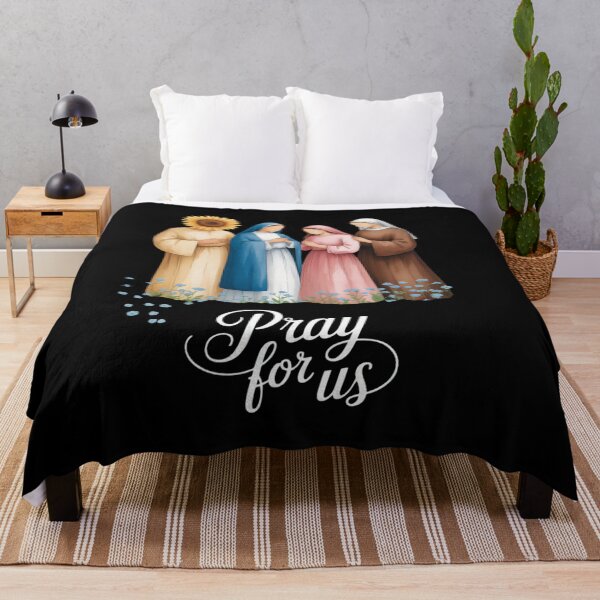 Item preview, Catholic Saints Floral Women Religious Men Women Kids designed and sold by August4Laughs25.