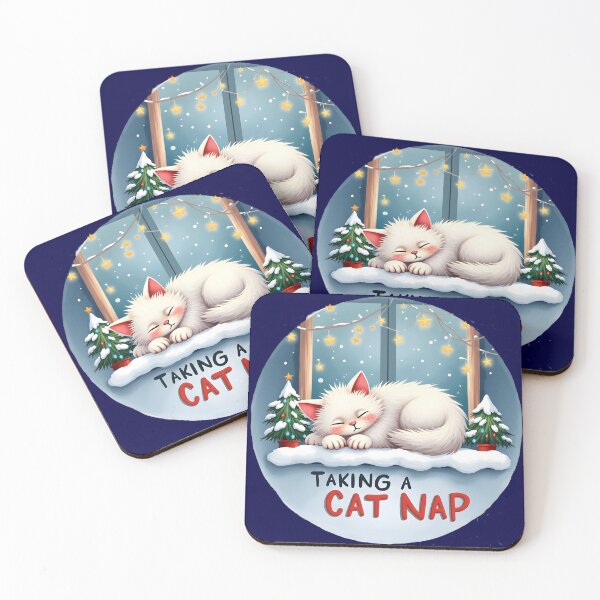 Item preview, A fluffy Persian cat curled up asleep  designed and sold by BDLdesigns.