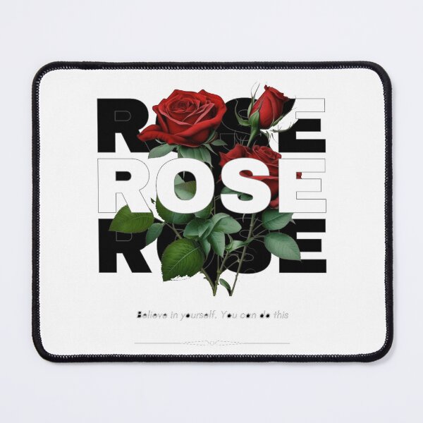 Item preview, ROSE Believe in Yourself - Red Roses Minimalist Streetwear Graphic designed and sold by GenZFashion000.