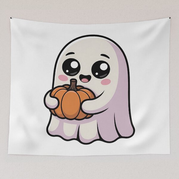 Item preview, Ghost pumpink spooky season designed and sold by Moon-Ape.