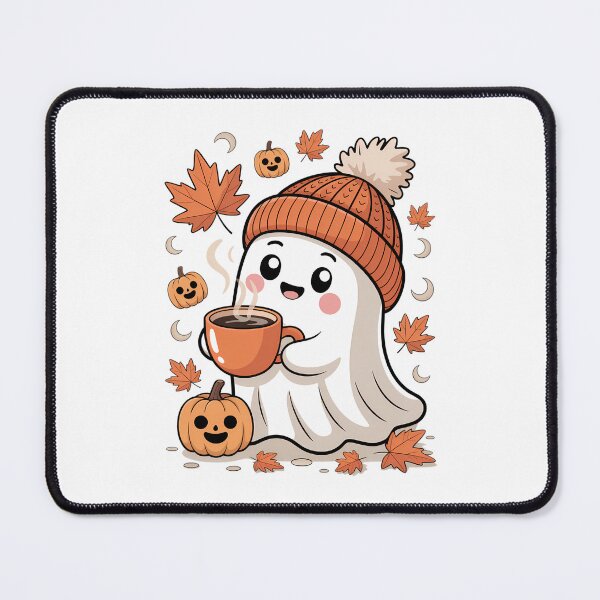 Item preview, Ghost Pumpink Coffee Spooky Season designed and sold by Moon-Ape.