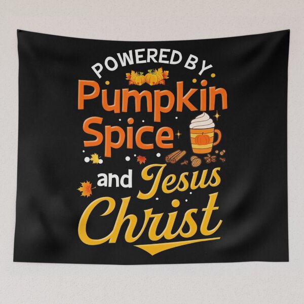 Item preview, Retro Funny Vintage Classic Spice Jesus Christmas and Christ Pumpkin designed and sold by JamieFmorriSS.