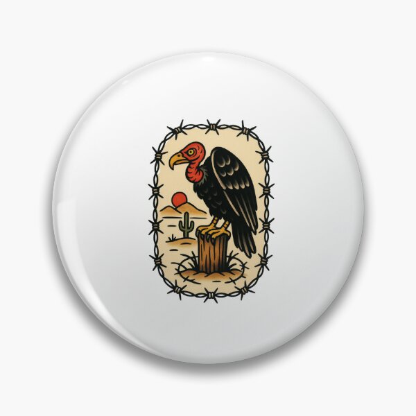 Item preview, Buzzard - American Traditional designed and sold by stickerme2025.