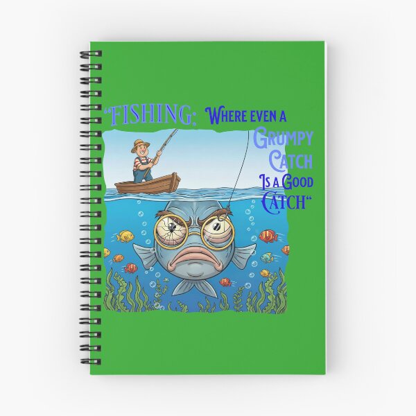 Item preview, Fishing Disaster - Grumpy Catch designed and sold by DitasGabs.