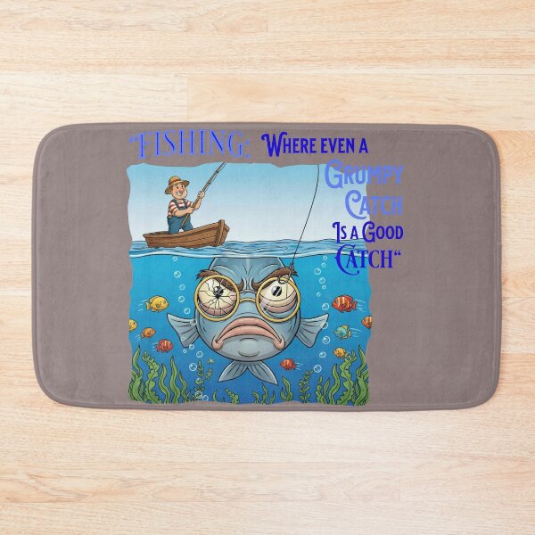 Item preview, Fishing Disaster - Grumpy Catch designed and sold by DitasGabs.