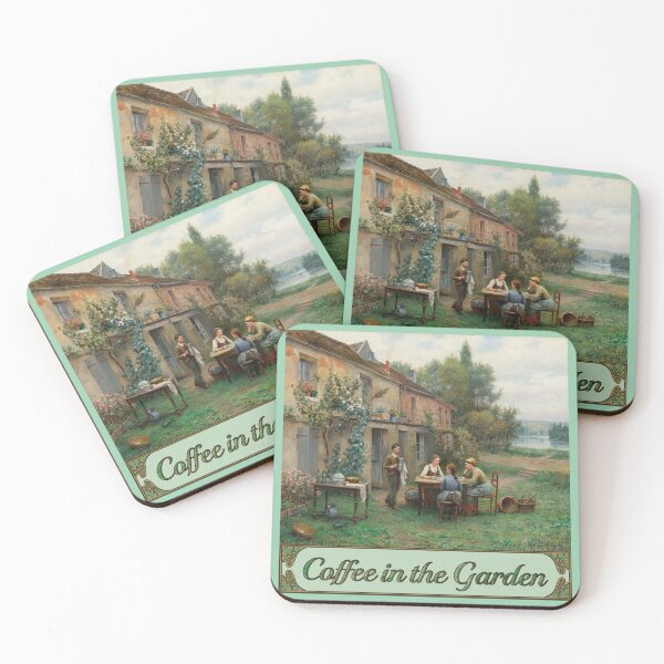 Item preview, Daniel Ridgway Knight: Coffee in the Garden designed and sold by Tridentulus.