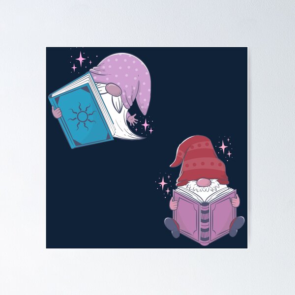 Item preview, Bookish Christmas Gnome Set designed and sold by Neadoodles.
