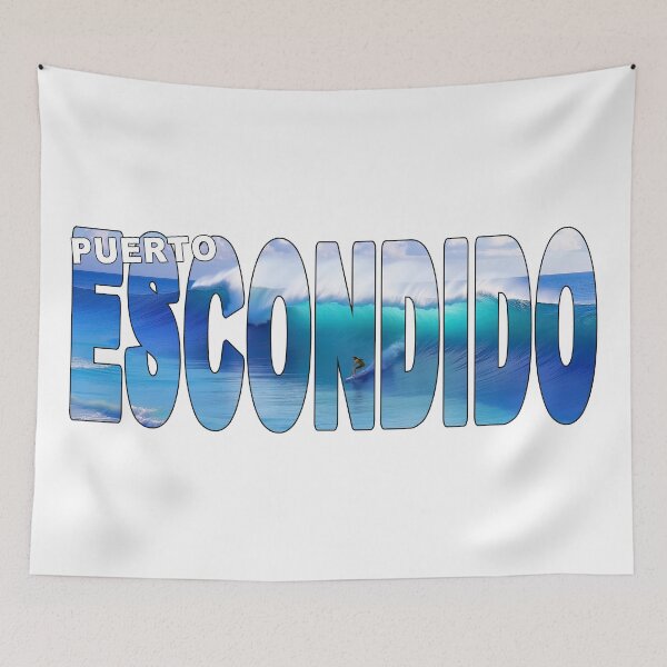 Item preview, PUERTO ESCONDIDO - Mexico Surfing Paradise Waves Zicatela designed and sold by Adam Gormley.