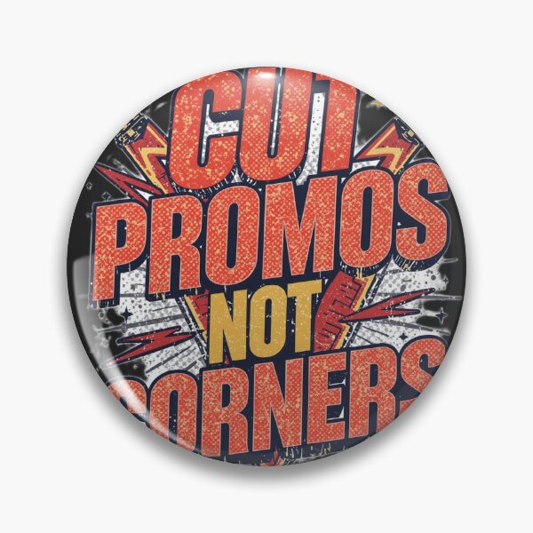 Item preview, Cut Promos Not Corners - Retro Wrestling designed and sold by ConfuseLab Alt.