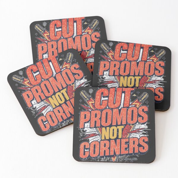 Item preview, Cut Promos Not Corners - Retro Wrestling designed and sold by ConfuseLab Shop.