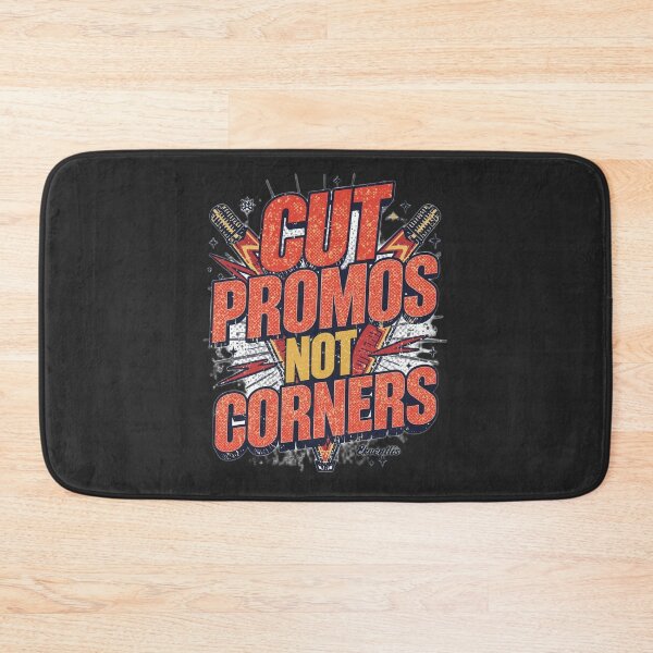 Item preview, Cut Promos Not Corners - Retro Wrestling designed and sold by ConfuseLab Shop.