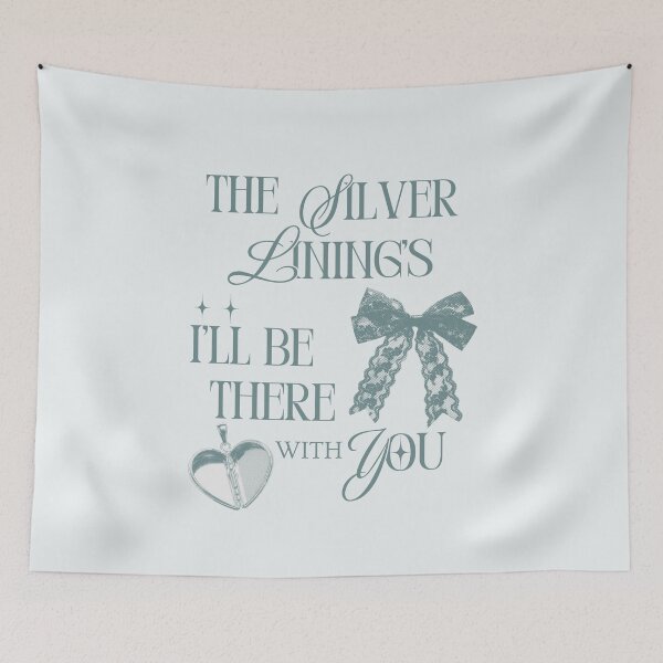 Item preview, Vintage Silver Lining lyrics (Light ver.) cute coquette aesthetic designed and sold by gibbianne.