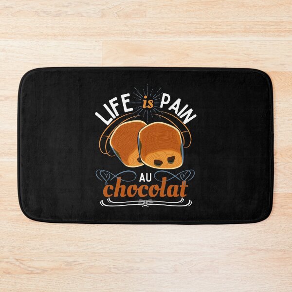 Item preview, Life Is Pain au Chocolat – Funny French Pastry Pun Design designed and sold by HyzoArt.