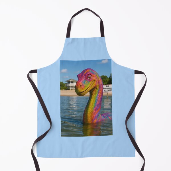 Item preview, Colorful Dinosaur: Brontosaurus Goes to the Beach designed and sold by Tridentulus.